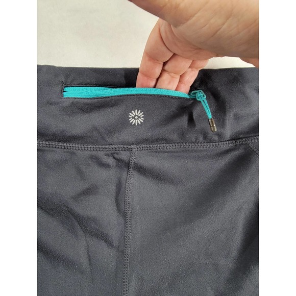 Teal and Gray Tangerine Capri Athletic wear Sz M - Picture 5 of 8